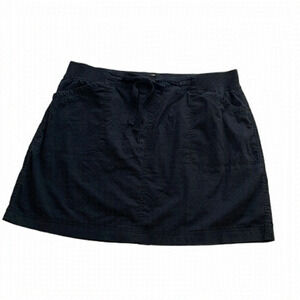 Addition Elle Tie Front Black Skort - Size 20